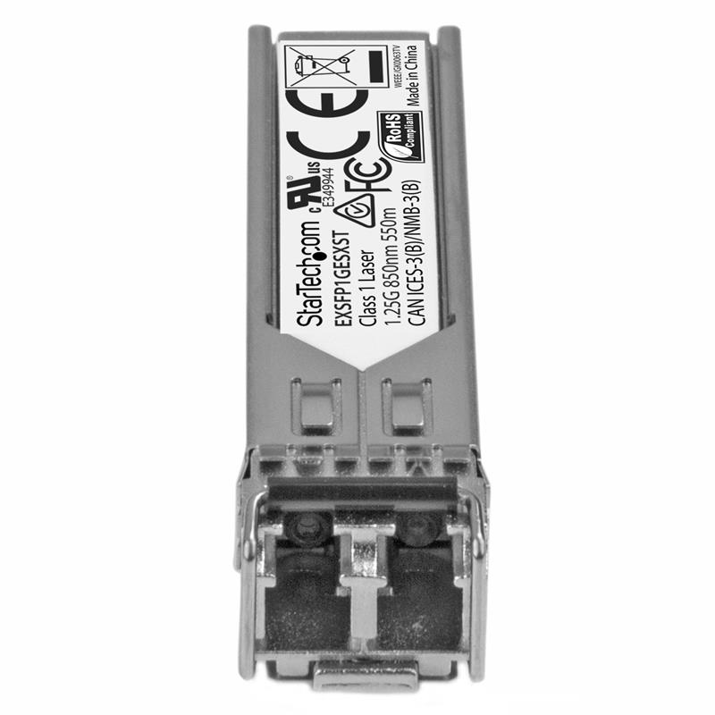 StarTech.com Gb glasvezel 1000Base-LX SFP ontvanger module Juniper EX-SFP-1GE-LX compatibel SM LC 10 km