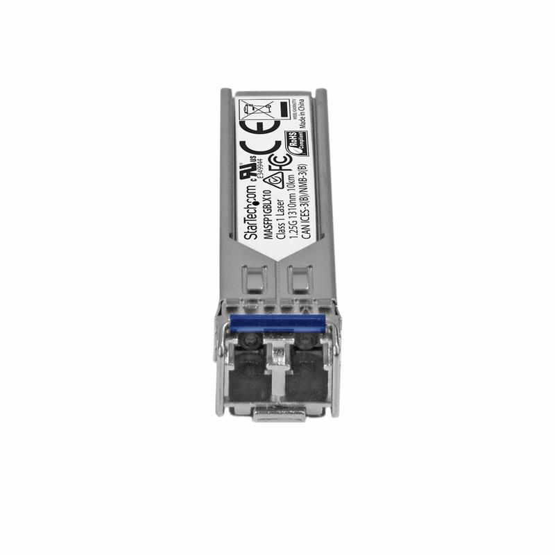 StarTech.com Gigabit glasvezel 1000Base-LX SFP ontvanger module Cisco Meraki MA-SFP-1GB-LX10 compatibel SM LC 10 km