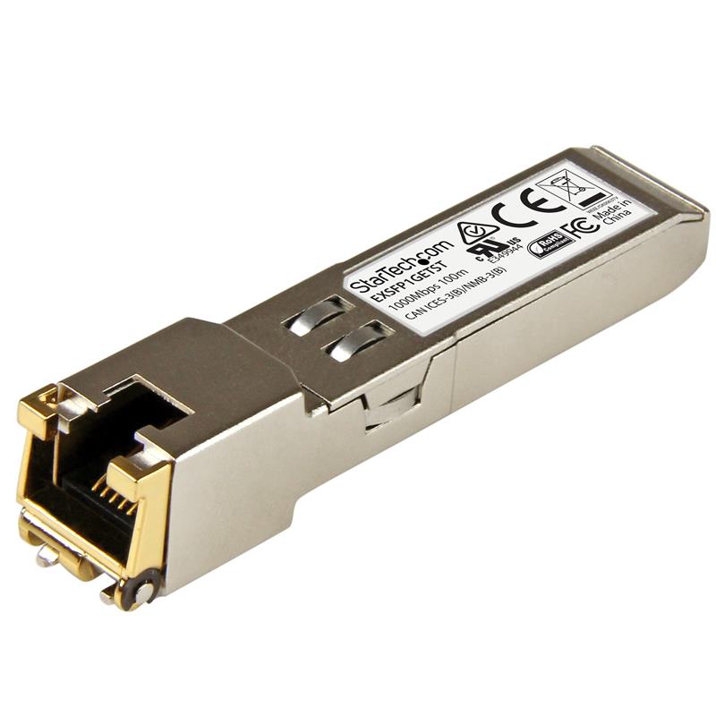 StarTech.com Juniper EX-SFP-1GE-T compatibel SFP Transceiver module 10/100/1000BASE-T