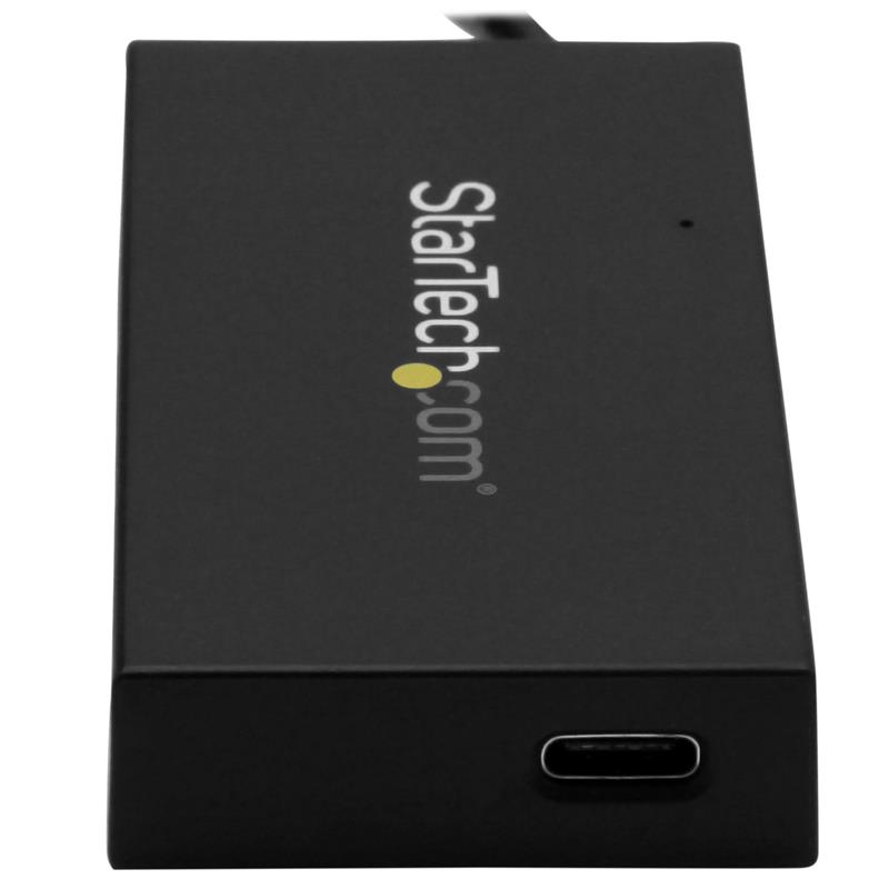 StarTech.com 4 Port USB 3.0 Hub - USB Type-A met 3x USB-A en 1x USB-C Poorten (SuperSpeed 5Gbps), USB Busvoeding, USB 3.1 Gen 1 Adapter Hub, Draagbare