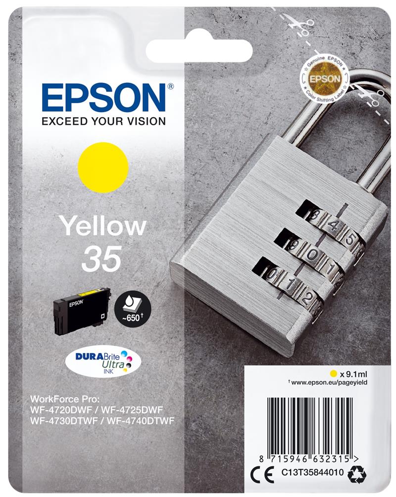 EPSON 35 Ink Yellow 9 1ml Blister