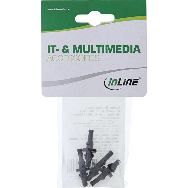 InLine Inline - 60 - 120mm ventilator ontkoppelaar