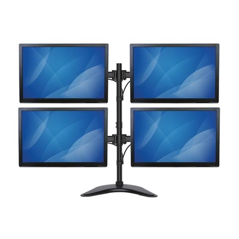 StarTech.com Monitor standaard voor vier schermen scharnierend