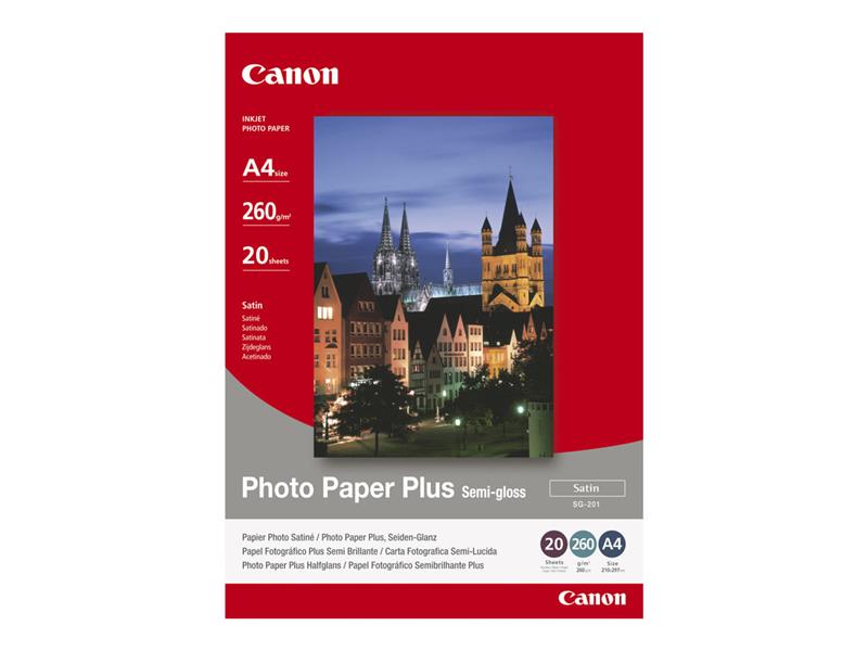 Canon SG-201 - 20x25cm Photo Paper Plus, 20 sheets pak fotopapier