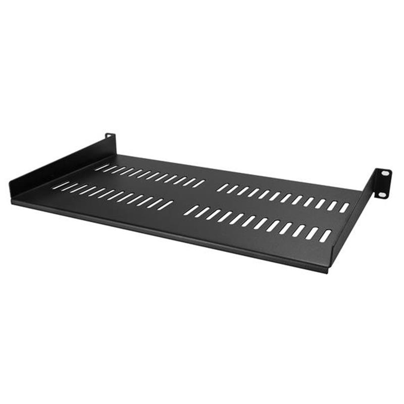 StarTech.com Ventilerend 1U schap voor server rack 10"" / 25,4 cm diep