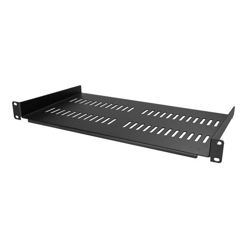 StarTech.com Ventilerend 1U schap voor server rack 10"" / 25,4 cm diep