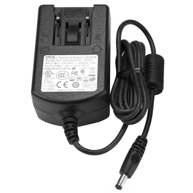 StarTech.com DC power adapter 5V, 4A voedingsadapter