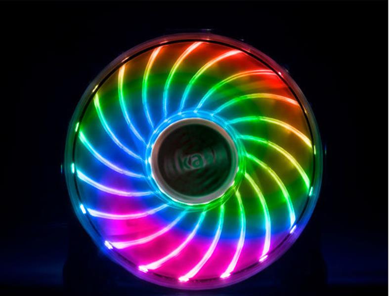 Akasa Vegas X7 RGB Fan 120 mm motherboard control LED fan RGB header