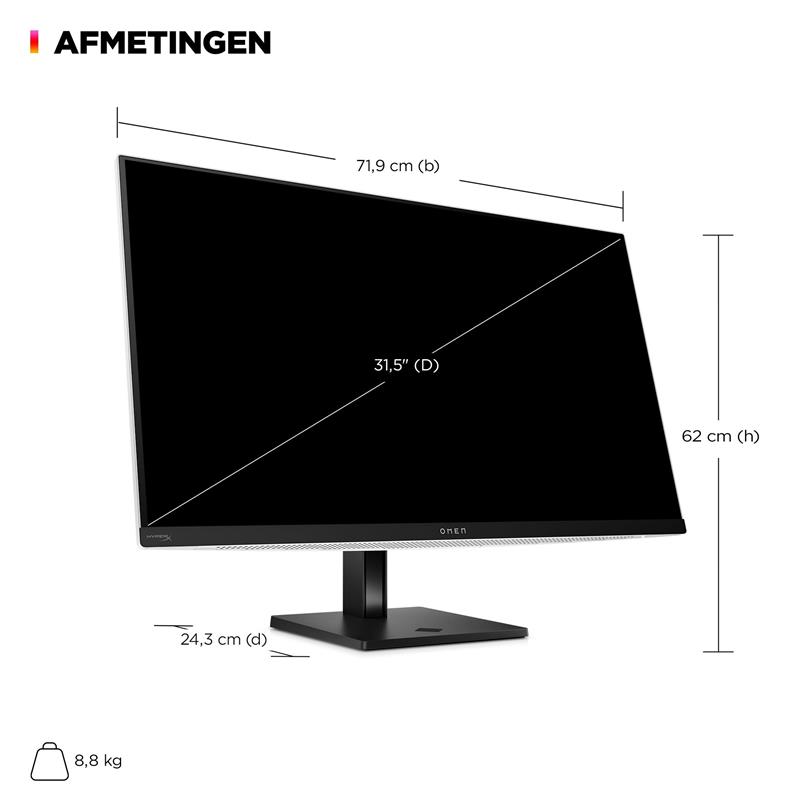 HP OMEN Transcend 31,5 inch UHD 240 Hz OLED-gaming monitor - Transcend 32