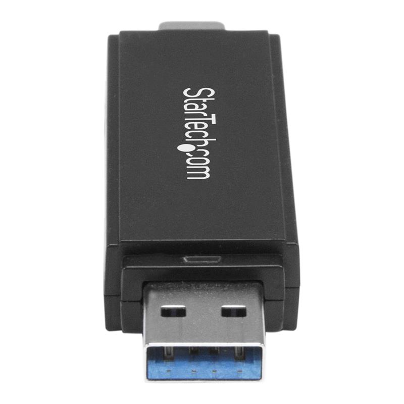 StarTech.com USB 3.0 Geheugenkaart Reader/Writer voor SD en microSD Kaarten, USB-C en USB-A, USB 3.0 SD Card Reader, Compact, 5Gbps, MicroSD USB Adapt