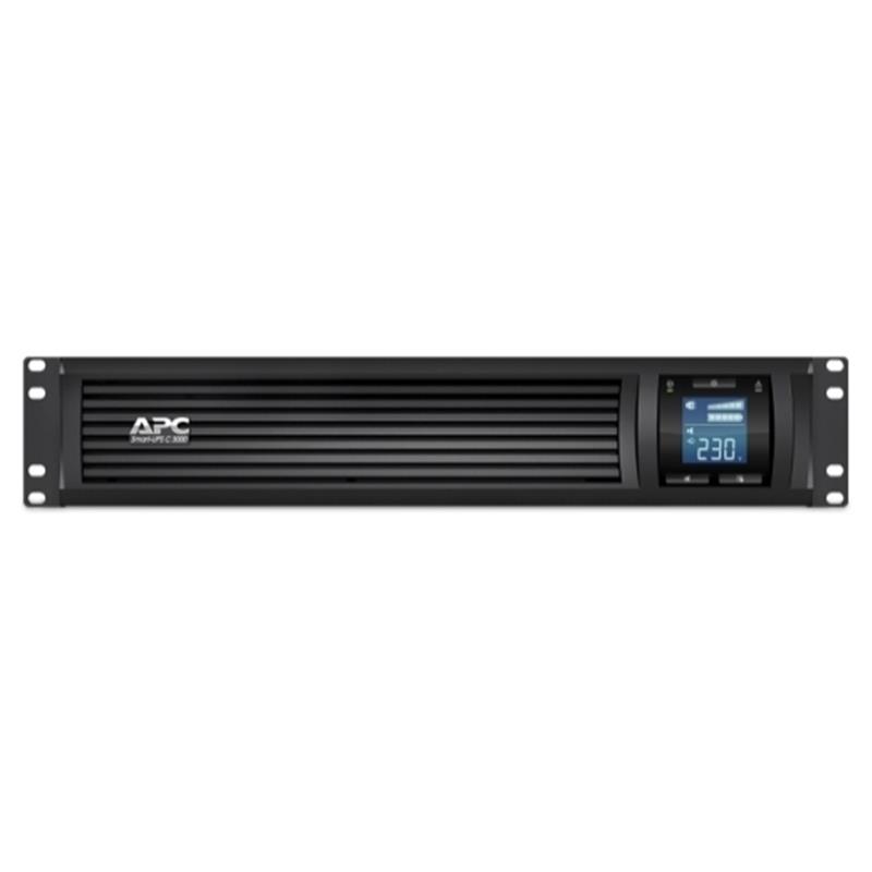 APC Smart-UPS SMC3000RMI2U Noodstroomvoeding - 8x C13, 1x C19, Rack Mountable, USB, 3000VA