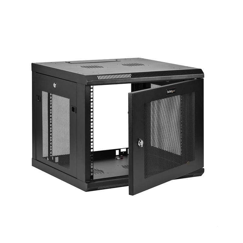 StarTech.com 9U Serverkast rack wand monteerbaar diepte tot 19"" / 48 cm scharnierende behuizing