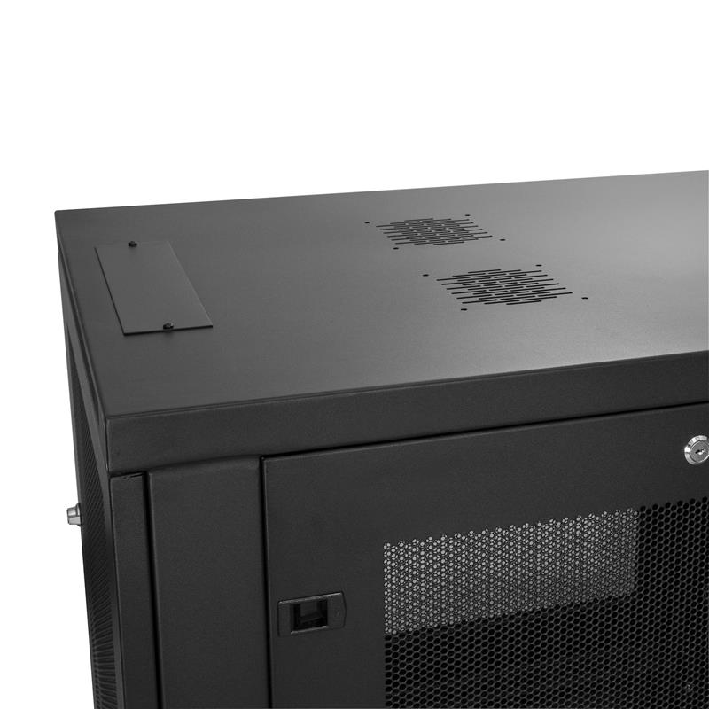 StarTech.com 6U 19"" Wandmonteerbaar Netwerk Cabinet, Diepte 38cm (15""), Afsluitbaar IT Rack voor Netwerk Switch/Apparatuur, Geventileerd Data Rack m