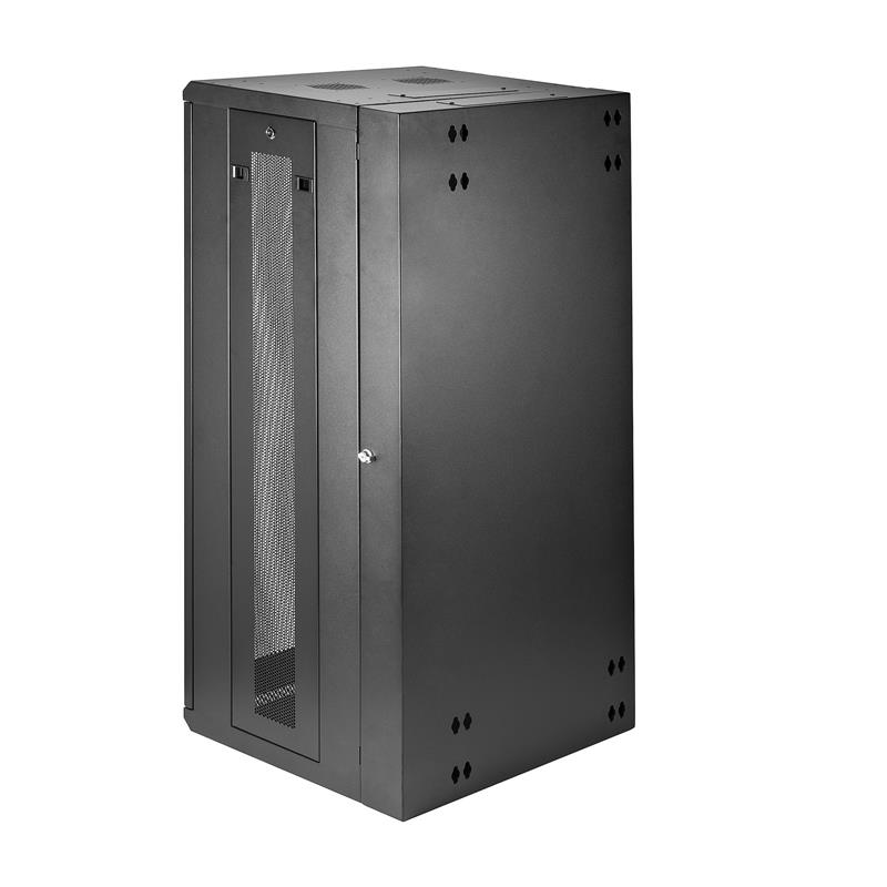 StarTech.com 26U 19"" Wandmonteerbaar Netwerk Cabinet, Diepte 40cm (16""), Afsluitbaar IT Rack voor Netwerk Switch/Apparatuur, Geventileerd Data Rack 