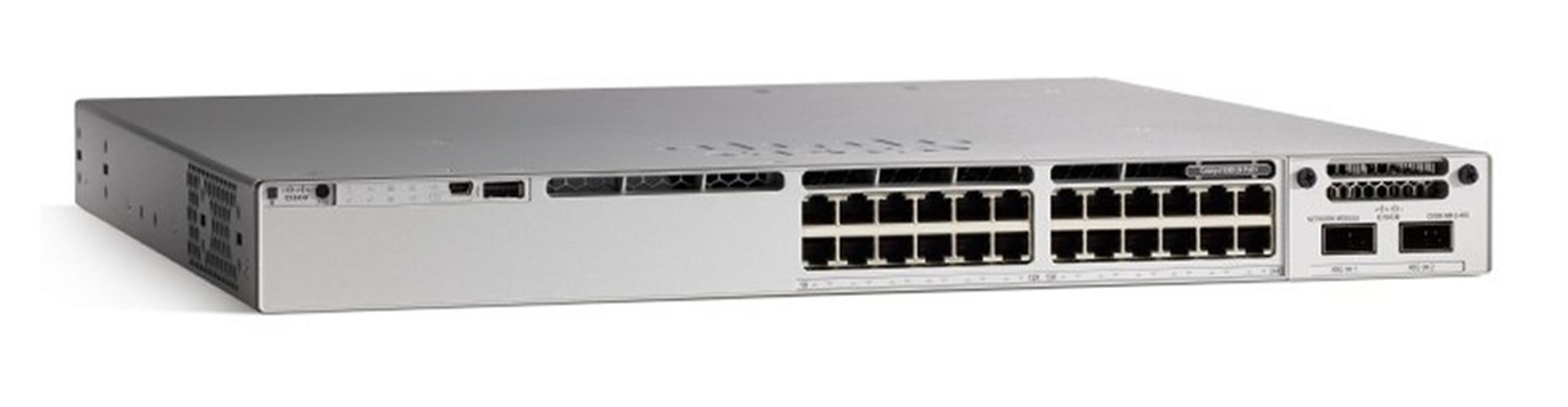 Cisco Catalyst C9300-24UX-A netwerk-switch Managed L2/L3 10G Ethernet (100/1000/10000) Power over Ethernet (PoE) 1U Grijs