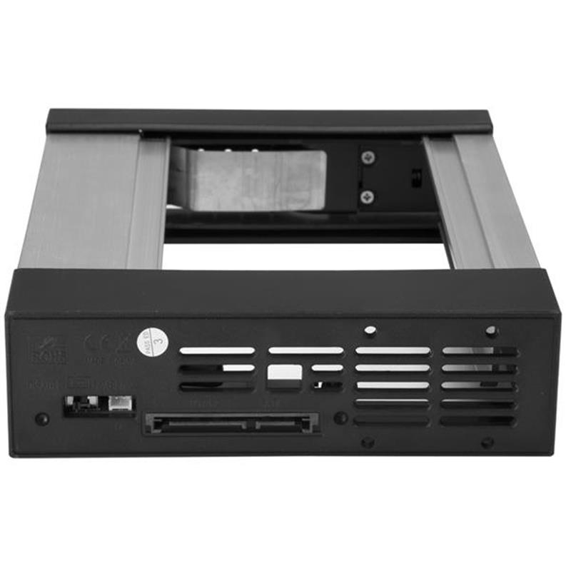 StarTech.com 5.25 naar 3.5 harde schijf hot swap bay voor 3.5"" SATA/SAS schijven zonder tray -aluminium