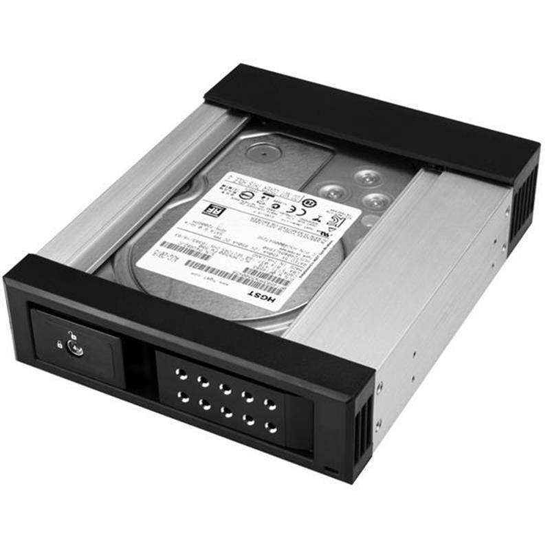 StarTech.com 5.25 naar 3.5 harde schijf hot swap bay voor 3.5"" SATA/SAS schijven zonder tray -aluminium