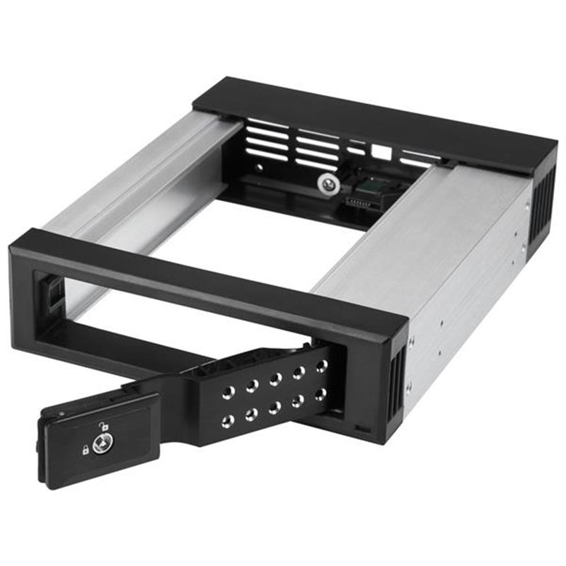 StarTech.com 5.25 naar 3.5 harde schijf hot swap bay voor 3.5"" SATA/SAS schijven zonder tray -aluminium