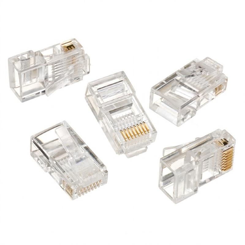 Gembird UTP connector 8-pins 8P8C RJ45 voor LAN Cable Solid bag 10 pcs *RJ45M *LAN
