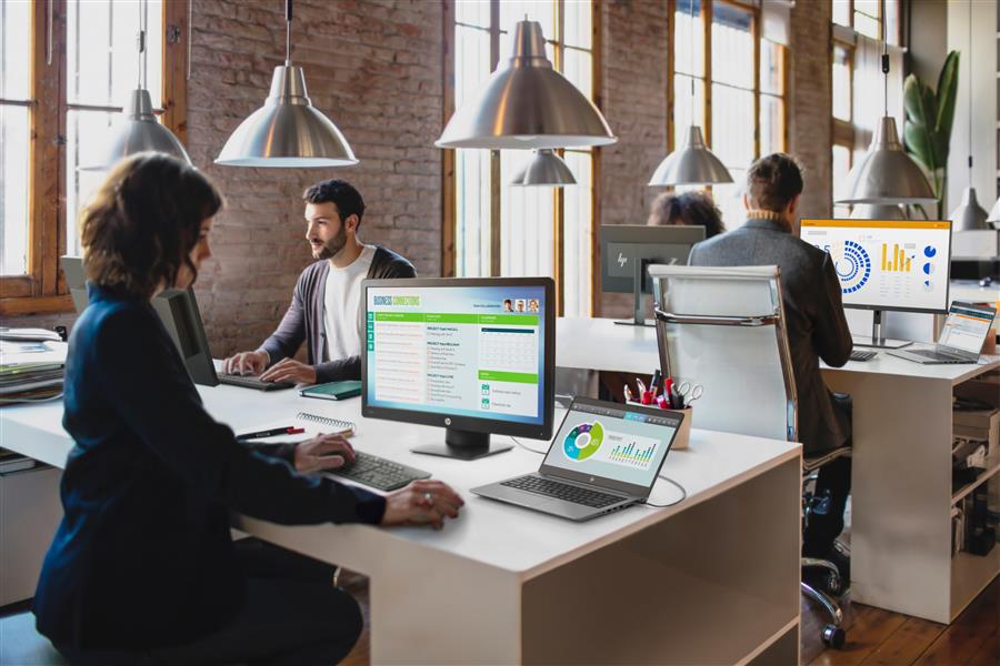 HP EliteDisplay E243i LED display 61 cm (24"") 1920 x 1200 Pixels WUXGA Flat Zwart, Zilver