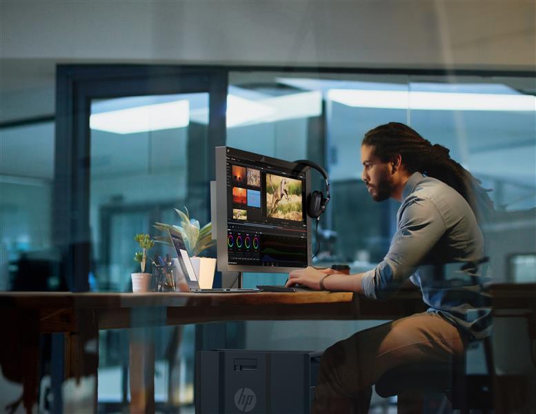 HP EliteDisplay E243i LED display 61 cm (24"") 1920 x 1200 Pixels WUXGA Flat Zwart, Zilver
