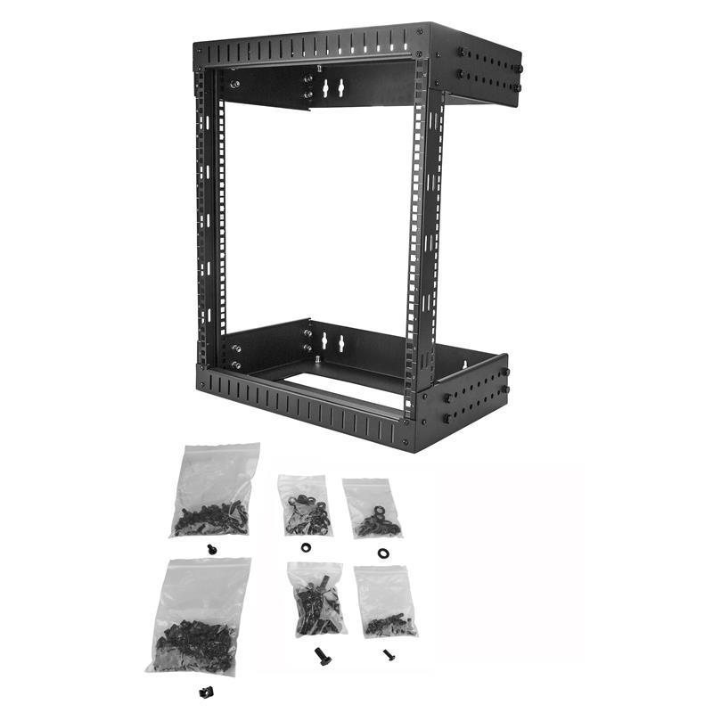 StarTech.com 12U wandmonteerbaar server rack open frame serverkast tot wel 20"" diep