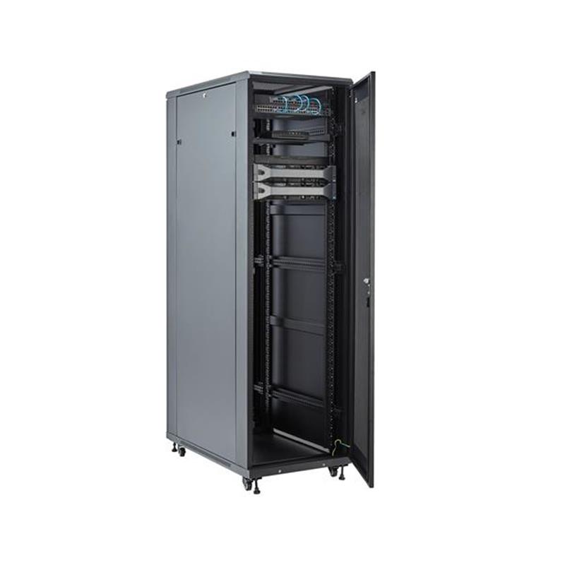 StarTech.com RK4236BKB rack 42U Vrijstaande rek Zwart