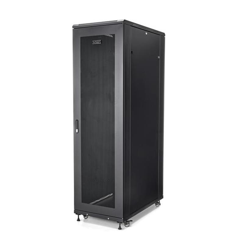 StarTech.com RK4236BKB rack 42U Vrijstaande rek Zwart