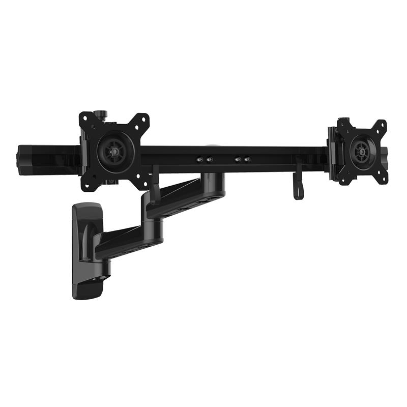 StarTech.com Dual monitor arm scharnierende muurbeugel voor twee VESA 15""-24"" schermen