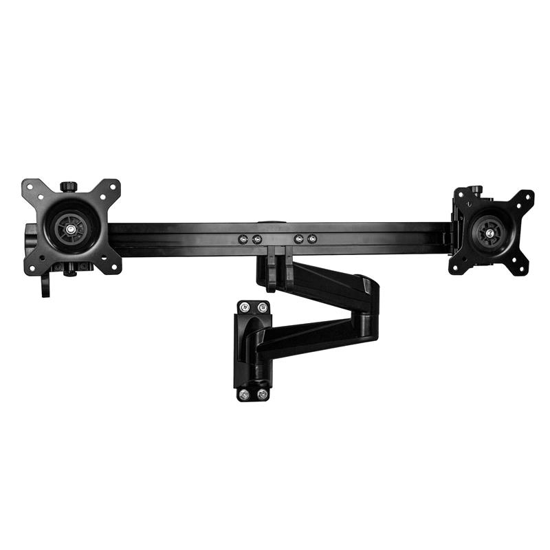 StarTech.com Dual monitor arm scharnierende muurbeugel voor twee VESA 15""-24"" schermen