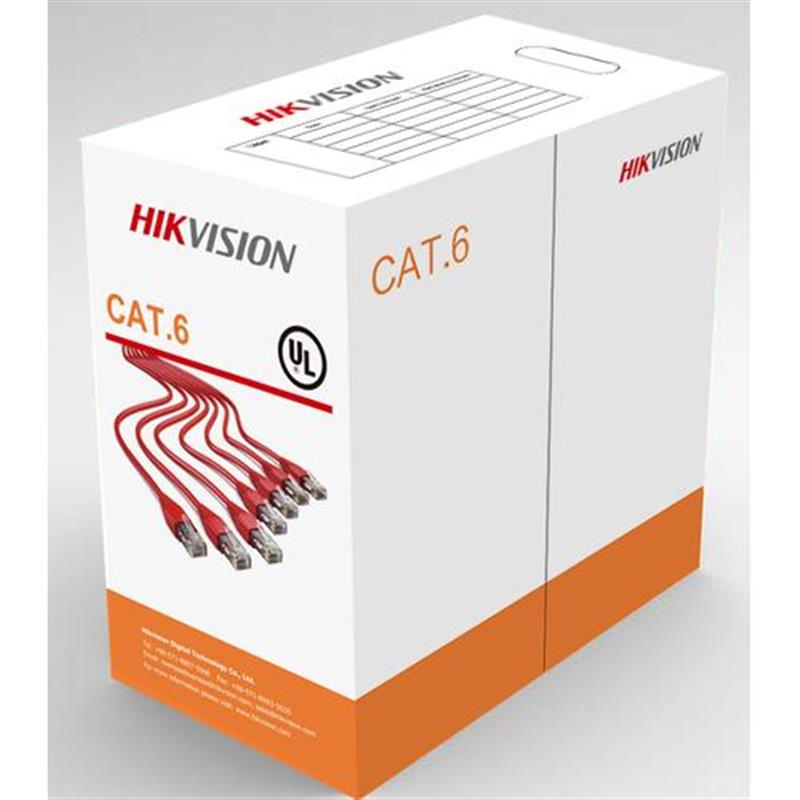 Hikvision Digital Technology DS-1LN6-UU netwerkkabel Oranje 305 m Cat6 U/UTP (UTP)