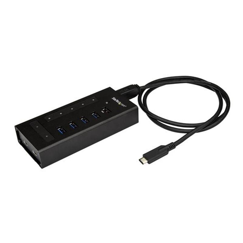 StarTech.com 7 poorts USB hub USB-A naar 5x USB-A en 2x USB-C USB 3.0 metaal