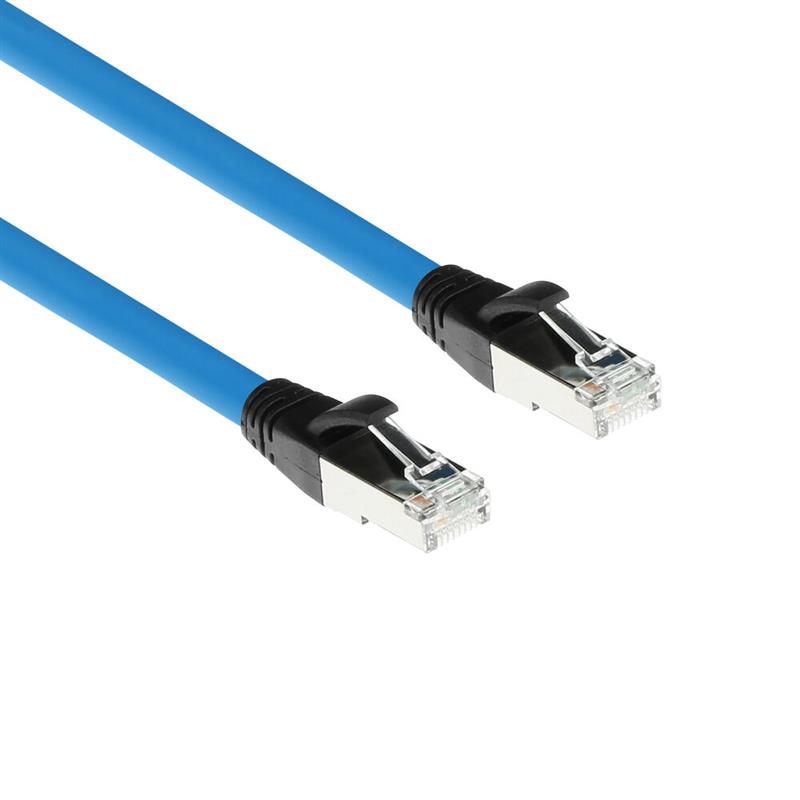 ACT Industrial 2,50 meter Profinet kabel RJ45 male naar RJ45 male, Superflex CAT6A SF/UTP TPE kabel, afgeschermd