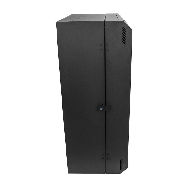 StarTech.com 8U 19"" Verticaal Wandmonteerbaar Server Rack Cabinet, Low Profile 38cm (15""), Diepte 76cm (30""), Afsluitbaar Rack met 2U voor Switch P