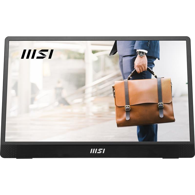 MSI Pro MP161 E2 Zwart 39,6 cm (15.6"") LED 1920 x 1080 Pixels