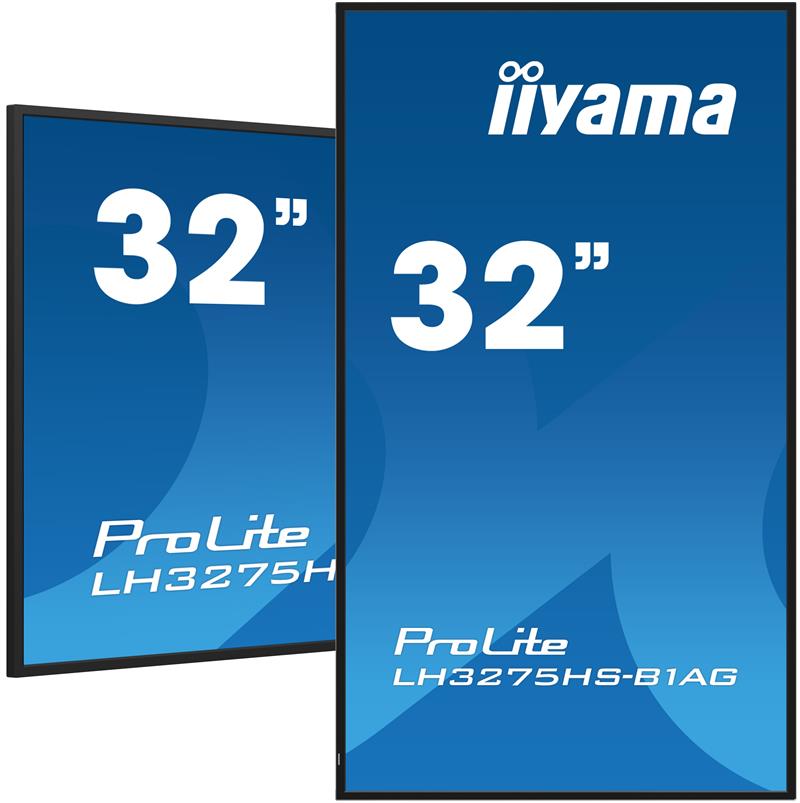 iiyama ProLite Digitale signage flatscreen 81,3 cm (32"") LCD Wifi 500 cd/m² Full HD Zwart Type processor Android 11 24/7