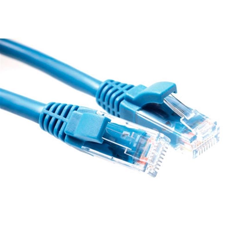 ACT UTP Cat5E 1.0m netwerkkabel Blauw 1 m