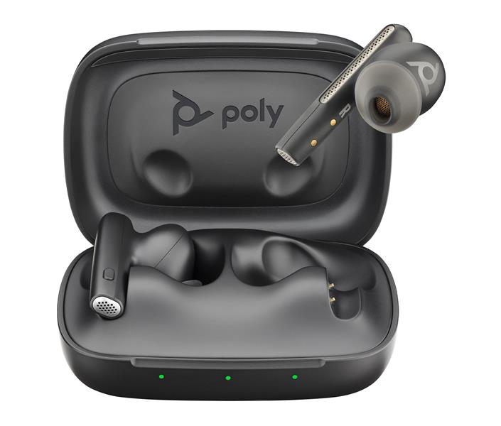 HP Poly Voyager Free 60 UC Headset Draadloos In-ear Oproepen/muziek USB Type-C Bluetooth Zwart