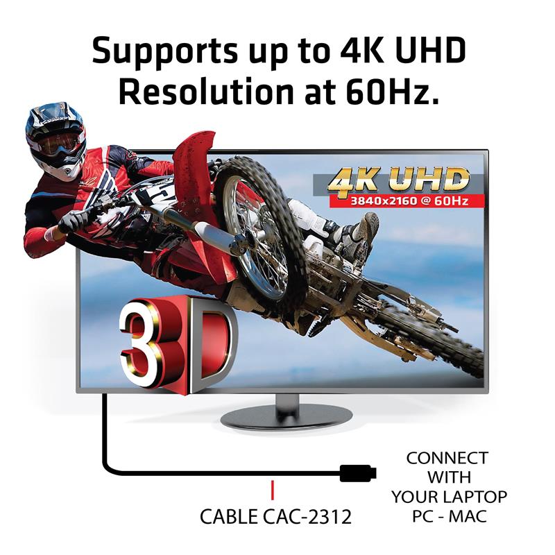 CLUB3D HDMI 2.0 4K60Hz UHD Kabel 5 meter