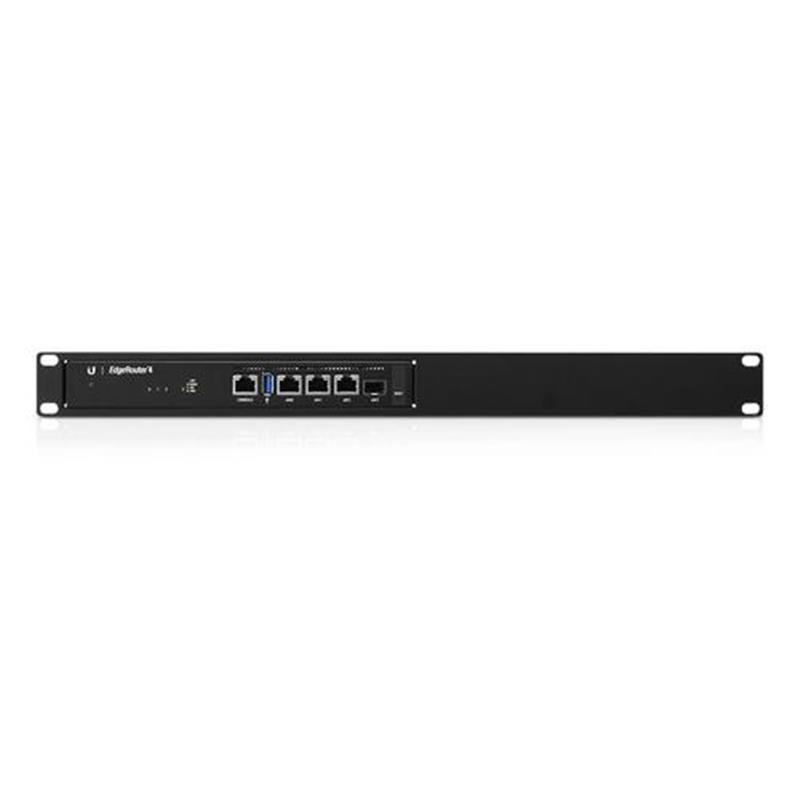 Ubiquiti EdgeRouter 4 bedrade router Gigabit Ethernet Zwart