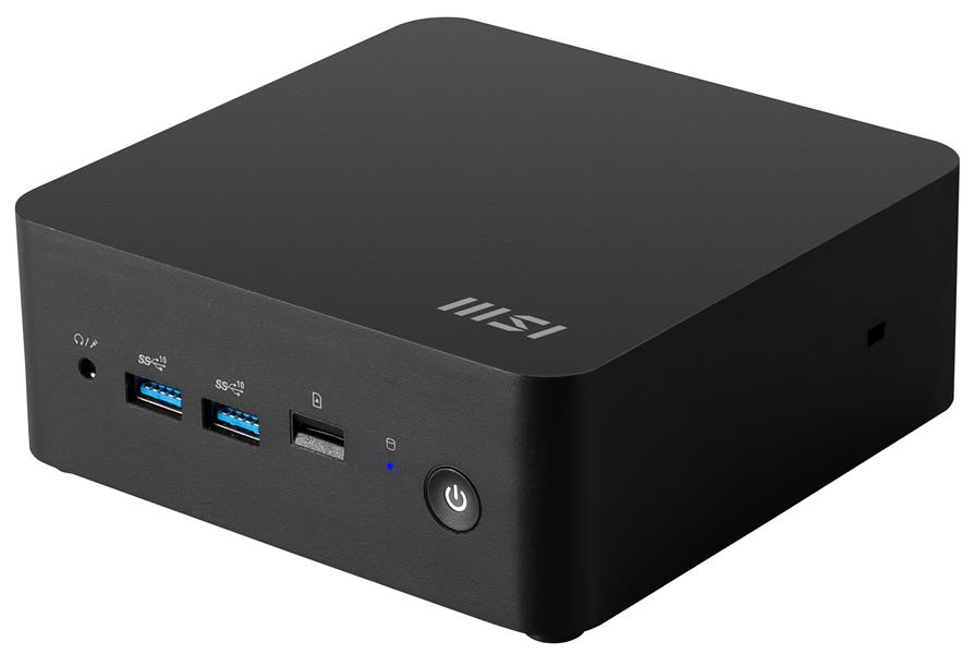 MSI Cubi NUC 1MG-002EU Intel Core 5 120U 8 GB DDR5-SDRAM 512 GB SSD Windows 11 Pro Mini PC Zwart