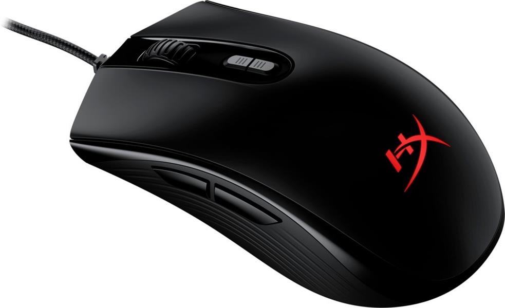 HP HyperX Pulsefire Core - Gaming Mouse (Black) muis Ambidextrous USB Type-A Optisch 6200 DPI