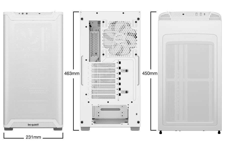 be quiet! PURE BASE 501 Airflow Window White Midi Tower Wit