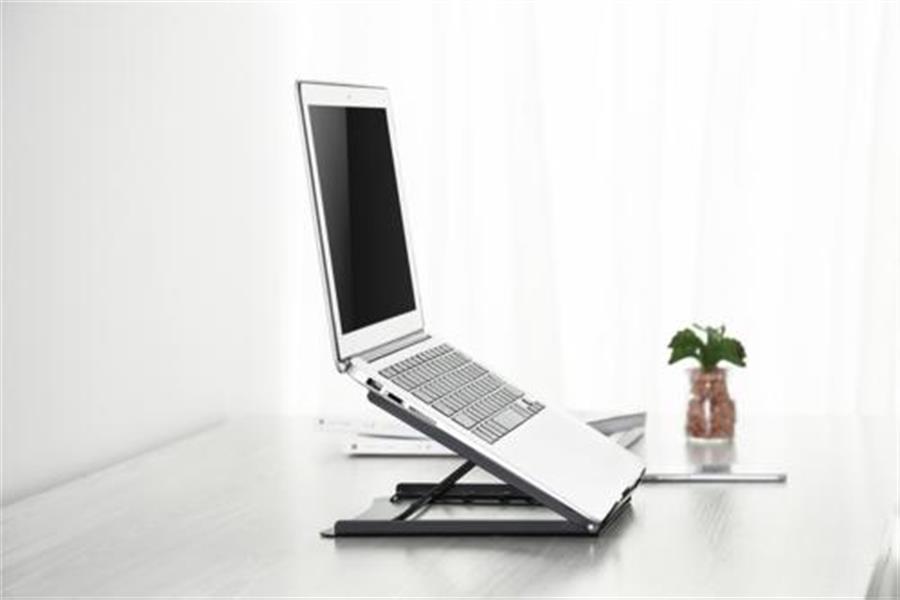 Foldable Steel Laptop Tablet Stand with 5 Adjustment Positions