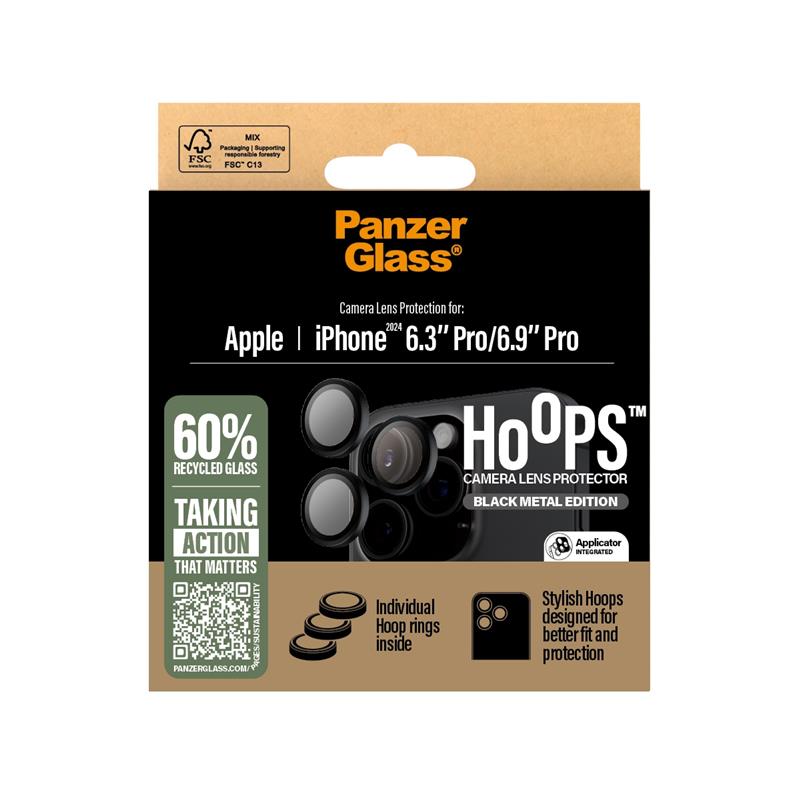 PanzerGlass PG Hoops Black iPhone 16 6.1/6.7Inch