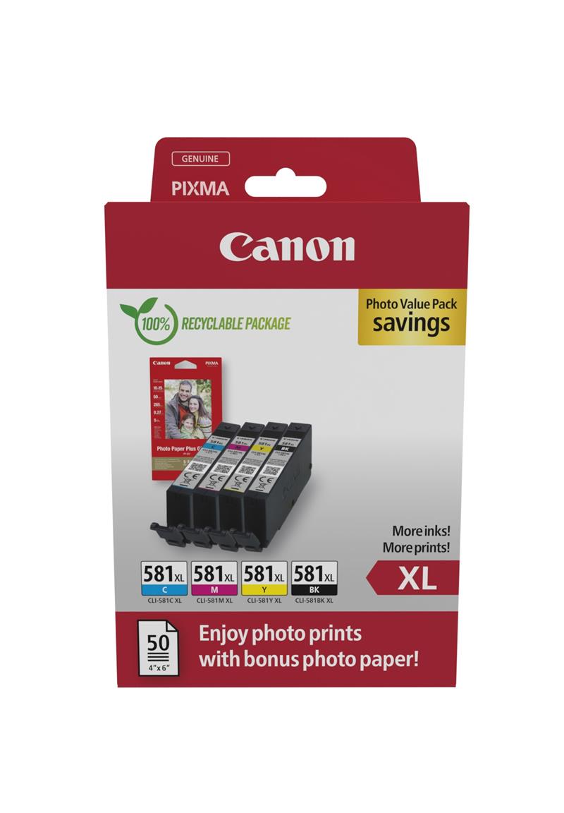 CANON CLI-581XL Ink Cartridge BK C M Y