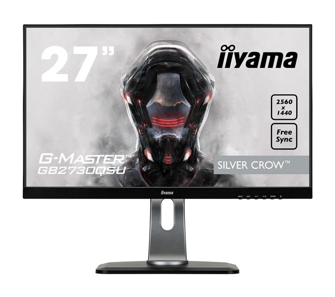 iiyama G-MASTER GB2730QSU-B1 LED display 68,6 cm (27"") 2560 x 1440 Pixels Wide Quad HD Flat Mat Zwart
