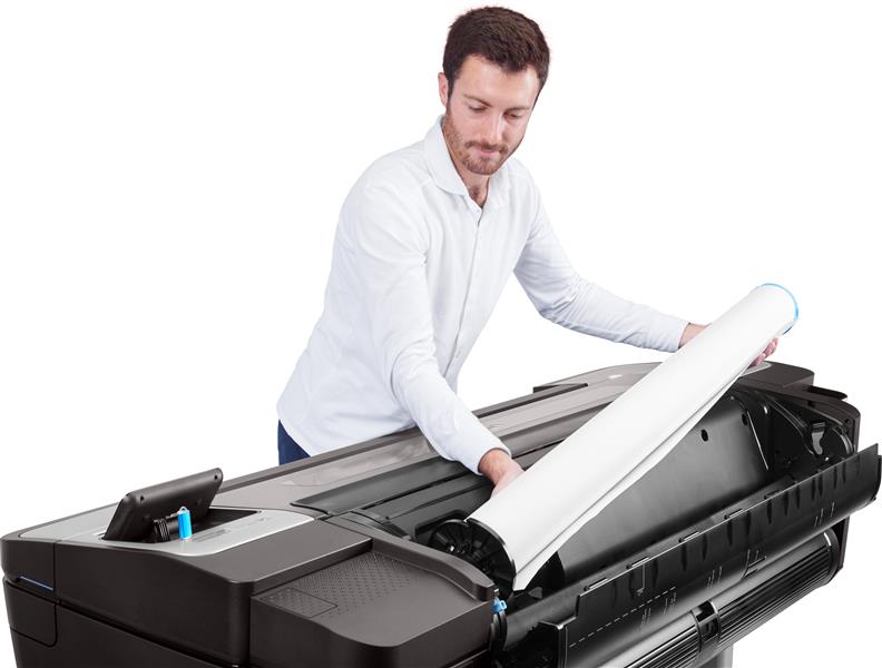 HP Designjet T1700 44-in PostScript grootformaat-printer Kleur 2400 x 1200 DPI Thermische inkjet 1118 x 1676