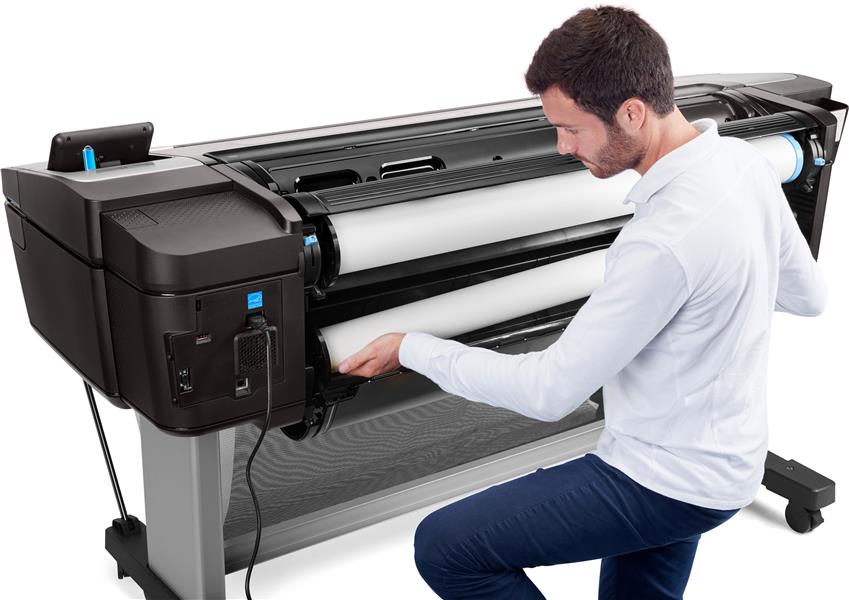 HP Designjet T1700 44-in PostScript grootformaat-printer Kleur 2400 x 1200 DPI Thermische inkjet 1118 x 1676