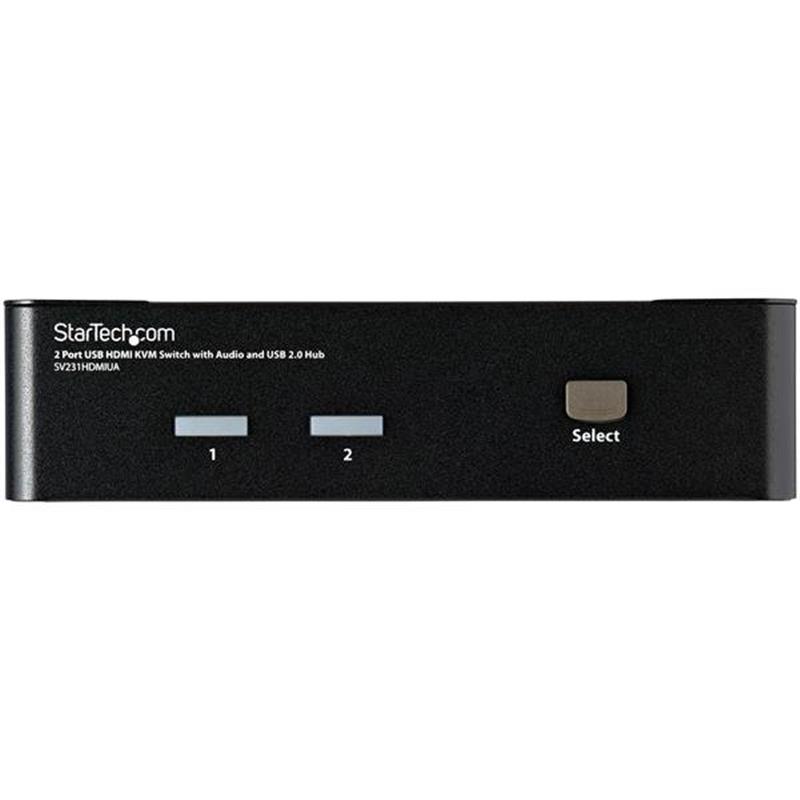 StarTech.com 2-poort USB HDMI KVM-switch met Audio en USB 2.0-hub